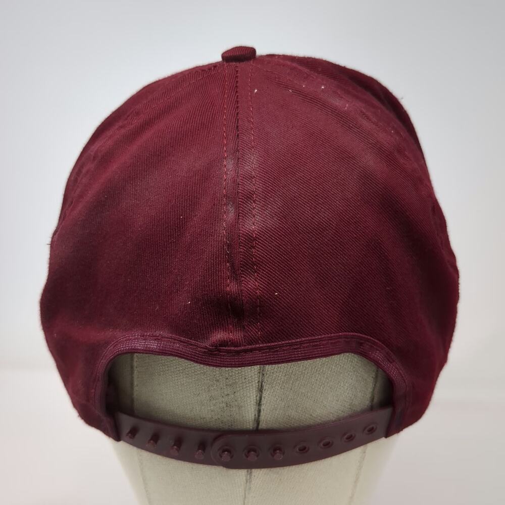 Chivas 5 Panel Red Hat One Size Snapback Embroidered Logo Scotch Whisky Promo - Picture 6 of 8